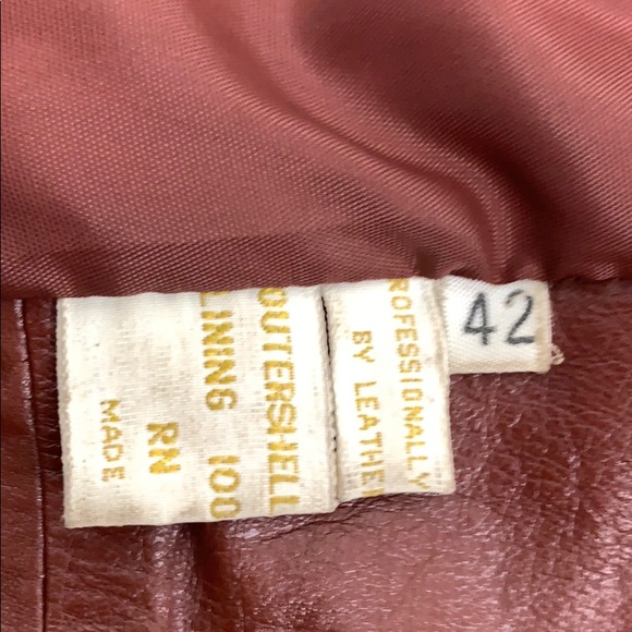 Fantastic International Leather Men’s Jacket SZ 42 - Picture 8 of 8